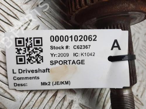 Left front driveshaft KIA SPORTAGE II (JE_, KM_) 2.0 CRDi 4WD | BP29648174M38
