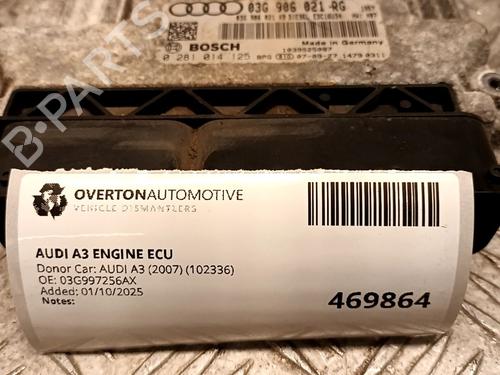 Engine control unit (ECU) AUDI A3 Sportback (8PA) 1.9 TDI | BP29687142M57