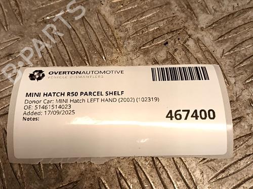 Hattehylde MINI MINI (R56) Cooper | BP29685679C85 