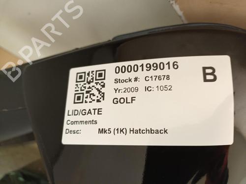 Bakluke CC/Kombi-Kupé VW GOLF V (1K1) 1.4 16V | BP29650197C6 