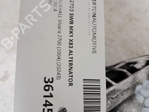 Alternator VAUXHALL VIVARO A Van (X83) 1.9 DI | BP29658104M7