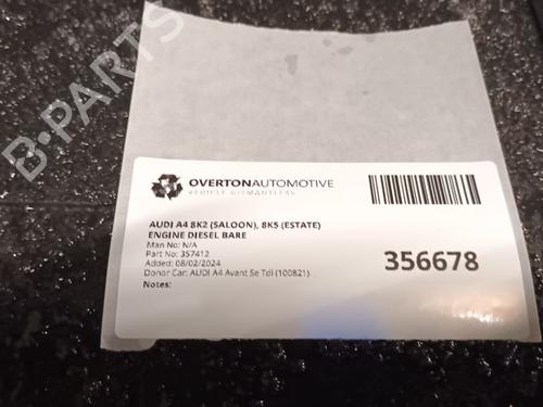 Engine AUDI A4 B8 Avant (8K5) 2.0 TDI | BP29657788M1 