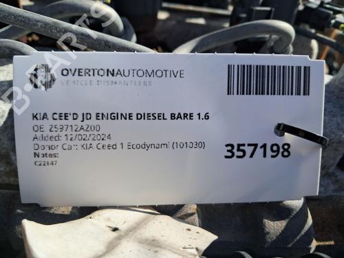 Engine KIA CEE'D (JD) 1.6 CRDi 128 | BP29657813M1