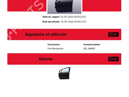 Left front door PEUGEOT 5008 (0U_, 0E_) 2.0 HDi 150 / BlueHDi 150 | BP28798274C2 