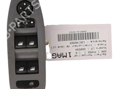 Left front window switch PEUGEOT 208 I (CA_, CC_) 1.6 HDi | BP38257585I27 - Image 2