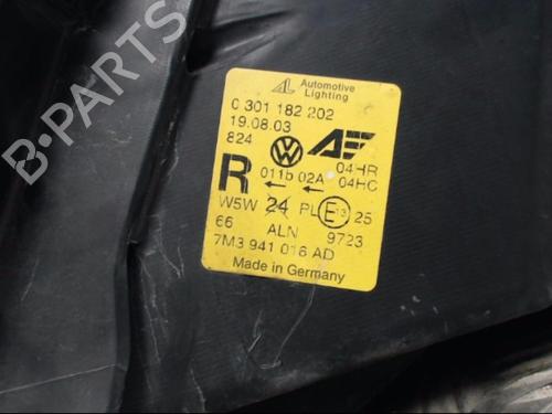 Right headlight VW SHARAN (7M8, 7M9, 7M6) 1.9 TDI | BP23060803C29 