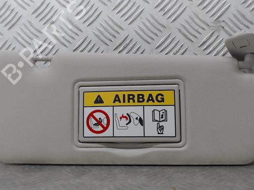 Used Right sun visor Right sun visor RENAULT TWINGO III (BCM_, BCA_) 0.9 TCe 90 (BCM9, BCM2) (90 hp) 23833591 23833591