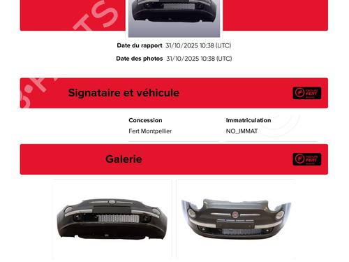 Front bumper FIAT 500 (312_) 1.2 (312AXA1A) | BP29998060C7