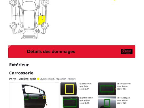 Right front door PEUGEOT 3008 I MPV (0U_) 1.6 HDi | BP28813498C3 
