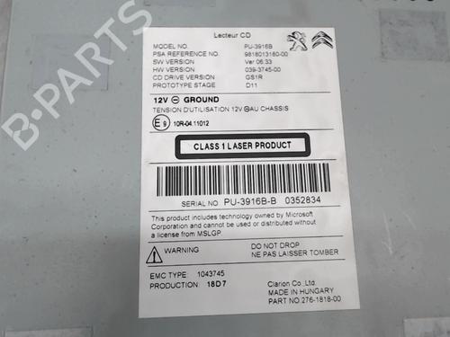 Radio PEUGEOT 308 II (LB_, LP_, LW_, LH_, L3_) 1.6 HDi 100 | BP23058835E6 
