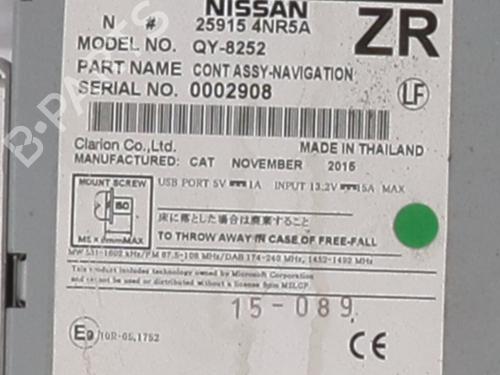 Radio NISSAN LEAF (ZE0) Electric | BP38609425E6 - Image 3
