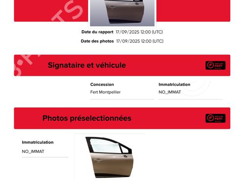 Right front door RENAULT CLIO IV (BH_) 1.5 dCi 75 | BP28953229C3 