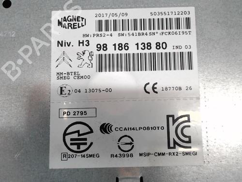Radio PEUGEOT 308 II (LB_, LP_, LW_, LH_, L3_) 1.6 HDi 100 | BP23058835E6 