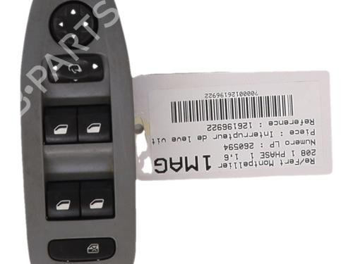 Left front window switch PEUGEOT 208 I (CA_, CC_) 1.6 HDi | BP38257585I27 - Image 3