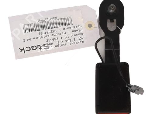 Used Seat buckle Seat buckle RENAULT ZOE (BFM_) ZOE (92 hp) 32862288 32862288