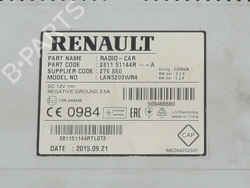 Radio RENAULT TRAFIC III Van (FG_) 1.6 dCi 115 (FGMD) | BP23835454E6  - Image 5