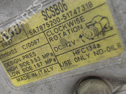 Used AC compressor AC compressor FIAT BRAVO II (198_) 1.4 (198AXA1B) (90 hp) 23055659 23055659