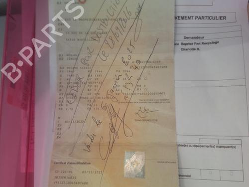 Used Parts RENAULT SCÉNIC III (JZ0/1_) 1.5 dCi 4998722