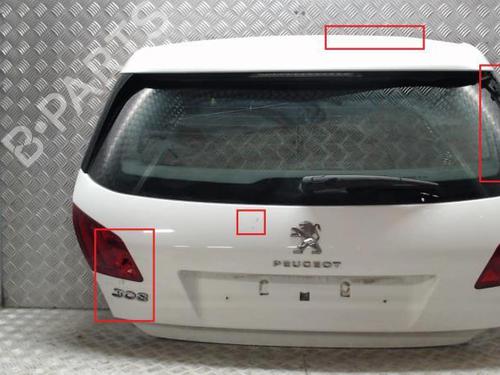 Used Tailgate Tailgate PEUGEOT 308 II (LB_, LP_, LW_, LH_, L3_) 1.5 BlueHDI 100 (102 hp) 23055464 23055464