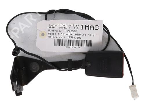 Used Seat buckle PEUGEOT 3008 I MPV (0U_) 1.6 HDi (114 hp) 29484344