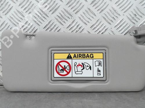 Used Right sun visor RENAULT ZOE (BFM_) ZOE (BFMC, BFMD) (136 hp) 23057012