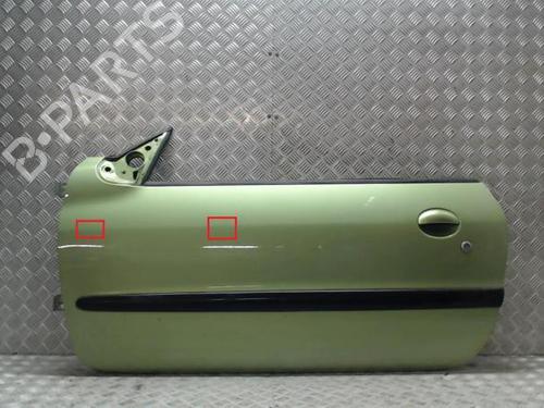 Used Left front door PEUGEOT 206 CC (2D) 2.0 S16 (136 hp) 23060050