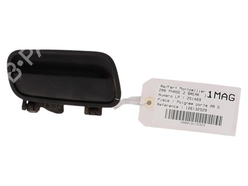 Used Rear left exterior door handle Rear left exterior door handle PEUGEOT 206 SW (2E/K) 1.4 HDi (68 hp) 36441637 36441637