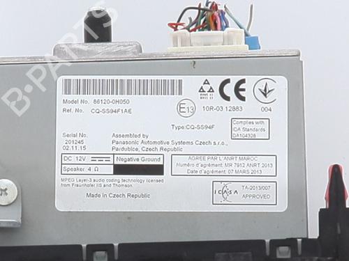 Radio PEUGEOT 108 1.0 VTi | BP26878819E6  - Image 5