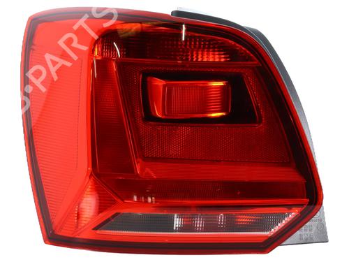 Used Left taillight VW POLO V (6R1, 6C1) 1.4 TDI (75 hp) 28091597