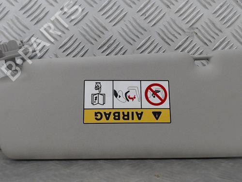 Right sun visor RENAULT TWINGO III (BCM_, BCA_) 0.9 TCe 90 (BCM9, BCM2) | BP23833591I2 - Image 2