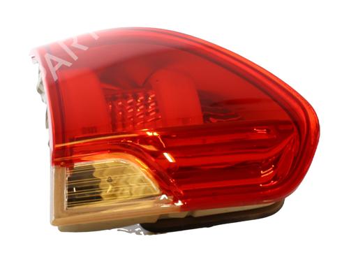 Used Left tailgate light PEUGEOT 2008 I (CU_) 1.6 HDi (92 hp) 28091591