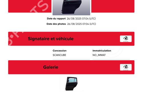 Left rear door FORD B-MAX (JK) 1.5 TDCi | BP25464188C4 