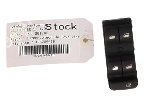 Used Left front window switch Left front window switch CITROËN C3 III (SX) 1.2 VTi 82 (82 hp) 36138650 36138650