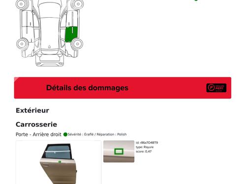 Right rear door AUDI A3 Sportback (8PA) 2.0 TDI | BP29969874C5