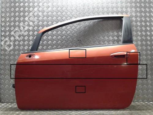 Used Left front door FIAT GRANDE PUNTO (199_) 1.3 D Multijet (75 hp) 23060207