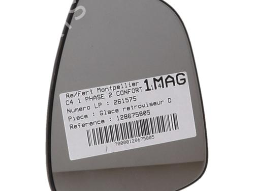 Spejlglas højre Spejlglas højre CITROËN C4 I (LC_) 1.4 16V (88 hp) 36883917 36883917