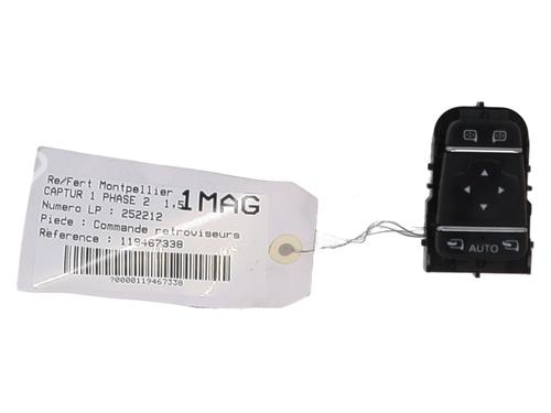 Commande retroviseurs RENAULT CAPTUR I (J5_, H5_) 1.5 dCi 90 (J5N4, J5M5, J5MW, J5M6, J5AL, J5AJ) (90 hp) 31760925