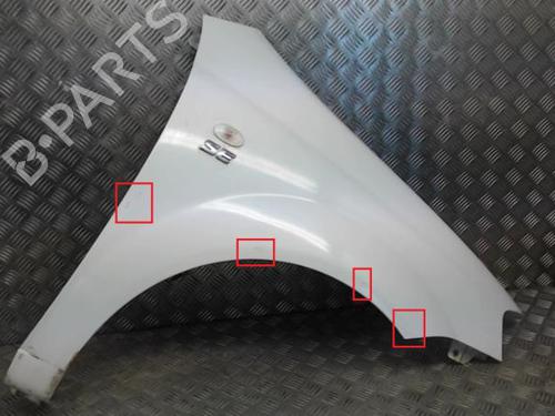 Right front fenders CHEVROLET AVEO / KALOS Hatchback (T200) 1.2 LPG | BP23058194C42 