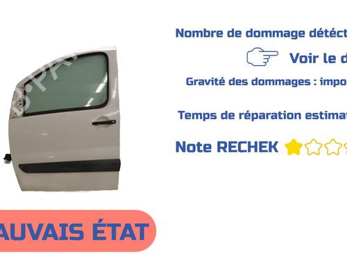 Left front door PEUGEOT EXPERT Van (VF3A_, VF3U_, VF3X_) 1.6 HDi 90 16V | BP31268080C2