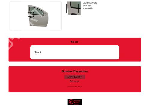 Right front door DACIA SANDERO II TCe 90 (B8M1, B8MA, B8AC) | BP31191594C3