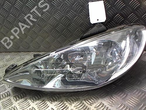Used Left headlight PEUGEOT 206 Hatchback (2A/C) 2.0 HDI 90 (90 hp) 23049496