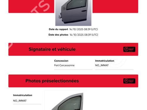 Left front door DACIA SANDERO 1.5 dCi | BP29563350C2 