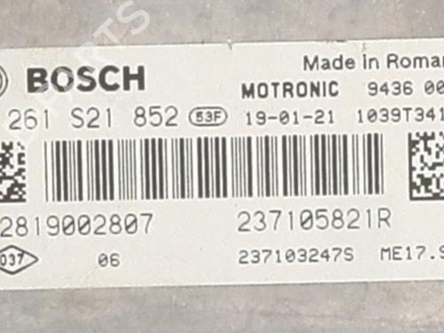 Engine control unit (ECU) RENAULT TWINGO III (BCM_, BCA_) 0.9 TCe 90 (BCM9, BCM2) | BP33417268M57  - Image 5