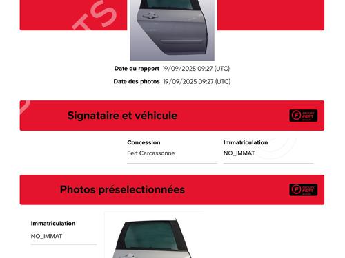 Right rear door PEUGEOT 308 SW I (4E_, 4H_) 2.0 HDi | BP29028118C5 