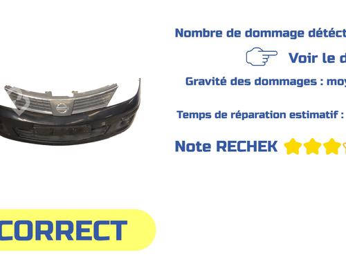 Front bumper NISSAN TIIDA Hatchback (C11) 1.5 dCi | BP31290515C7 