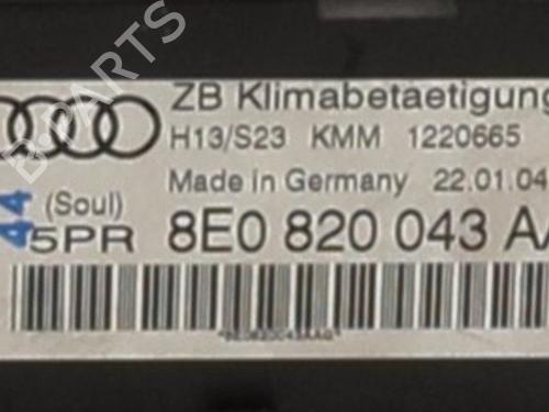Climate control AUDI A4 B6 Avant (8E5) 1.9 TDI | BP32171160I5 