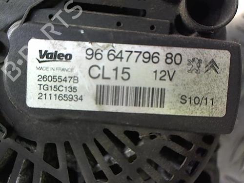 Alternator PEUGEOT 308 I (4A_, 4C_) 1.6 HDi | BP23051379M7 