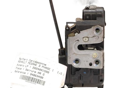 Rear left lock RENAULT MEGANE III Hatchback (BZ0/1_, B3_) 1.5 dCi (BZ09, BZ0D, BZ1W, BZ29, BZ14) | BP23052121C100 