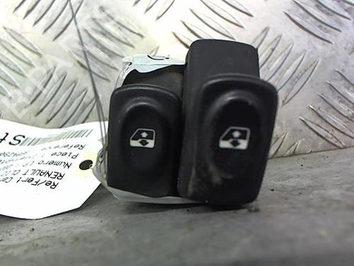 Used Left front window switch RENAULT CLIO II (BB_, CB_) 1.4 (B/CB0C, B/CB0S) (75 hp) 23840770