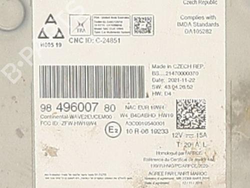 Radio CITROËN C4 III (BA_, BB_, BC_) 1.5 BlueHDi 130 (BBYHZB) | BP32117794E6 